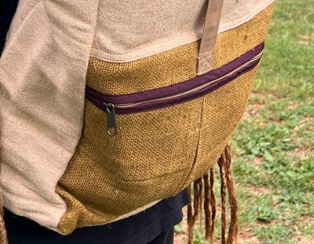Zaino Roll Top in Canapa