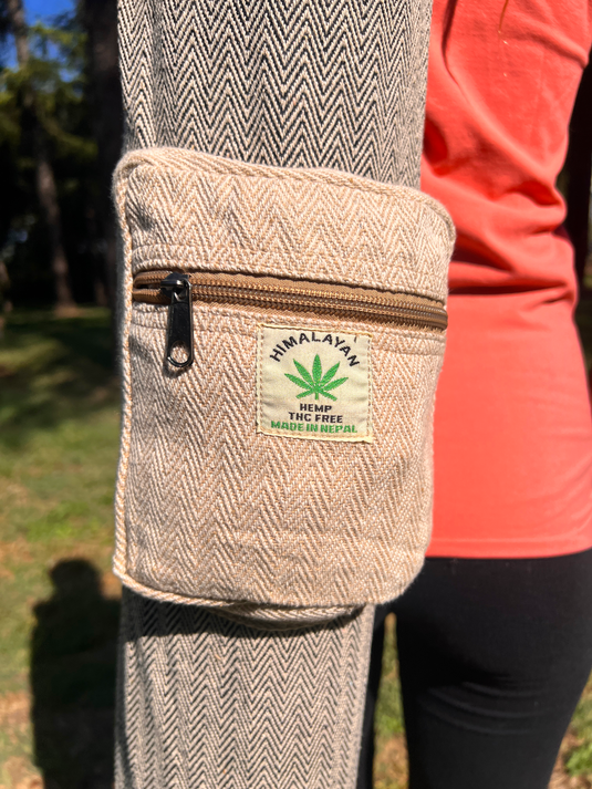 Borsa per tappetino da yoga in canapa
