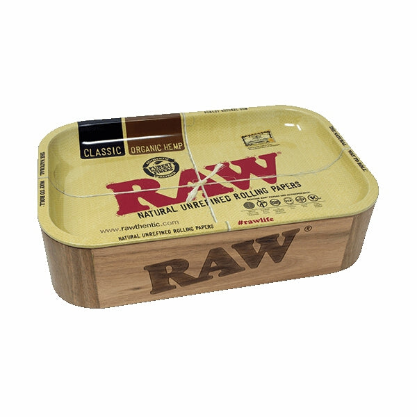 RAW Cache Box: scatola in legno con vassoio - foto 3