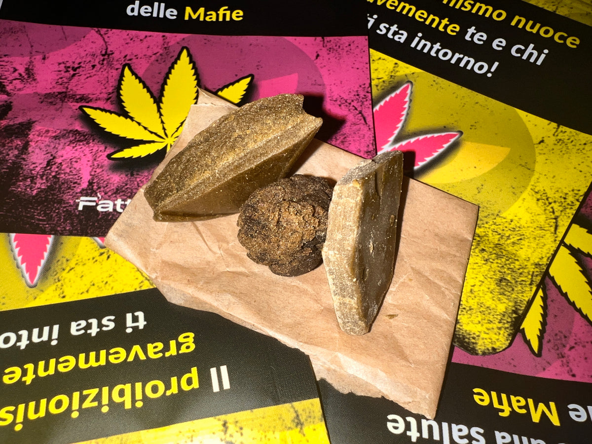 Campionario hash legale: tutti gli hash CBD