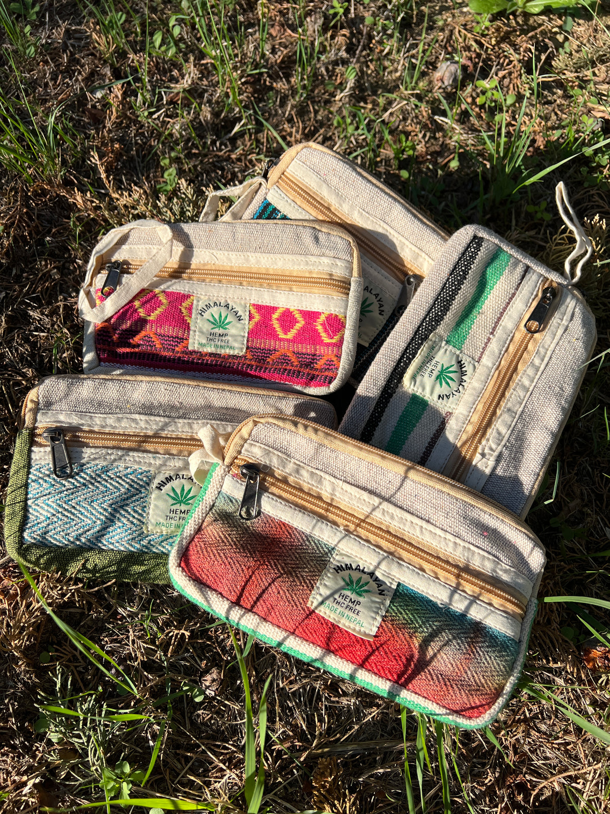 Astuccio beauty case in canapa con 2 zip - foto 2