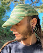 Cappello con visiera in canapa