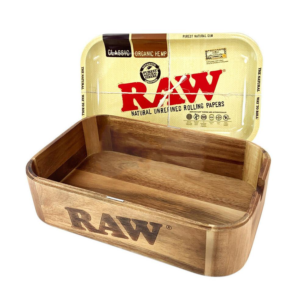 RAW Cache Box: scatola in legno con vassoio